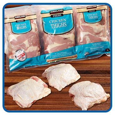 Kirkland Signature Fresh Chicken Thighs