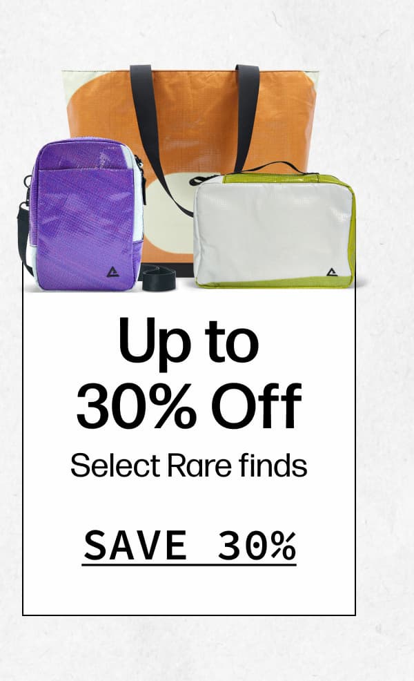 Up to 30% Off Select Rare finds | [SAVE 30%]