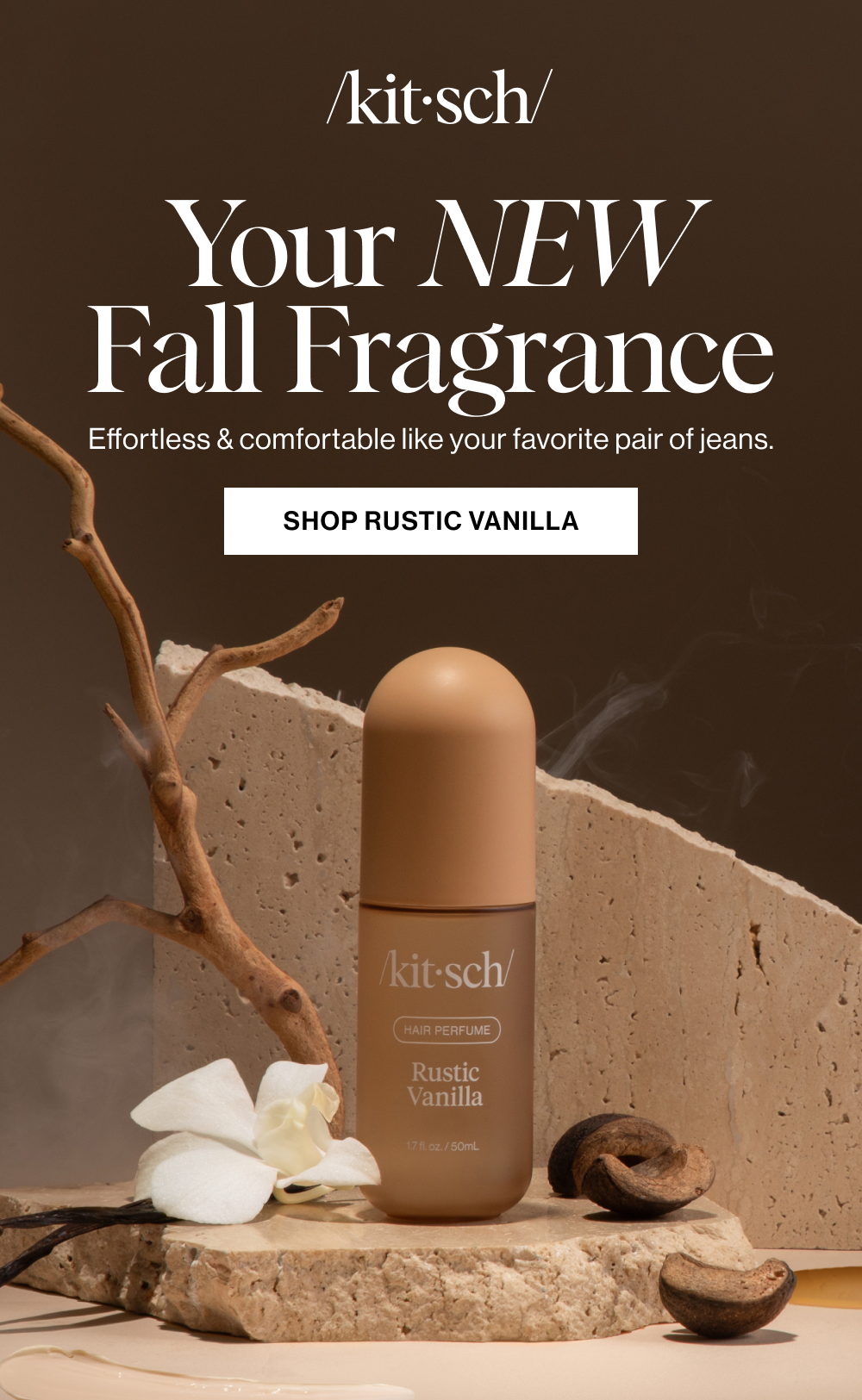 Your NEW Fall Fragrance. Effortless & comfortable like your favorite pair of jeans.