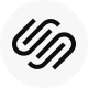 black Squarespace icon