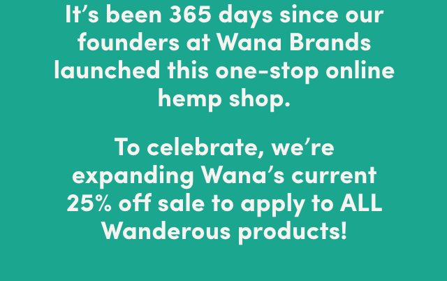 Wanderous is 1 Year Old!