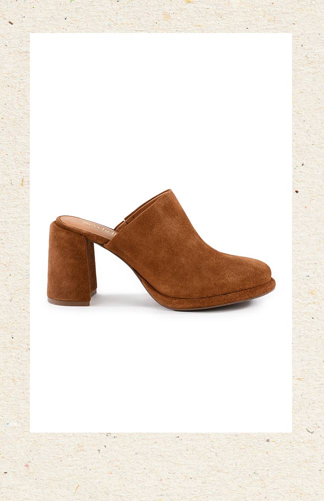 Seychelles Honor Suede High Heel Clogs