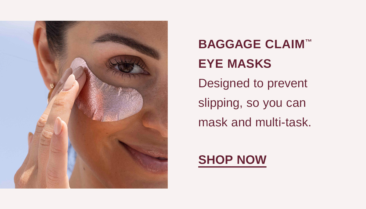 baggage claim eye masks