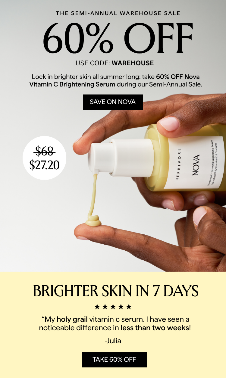 60% off Nova Brightening Serum