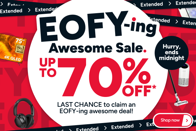 Extended EOFY Sale - Ends Midnight