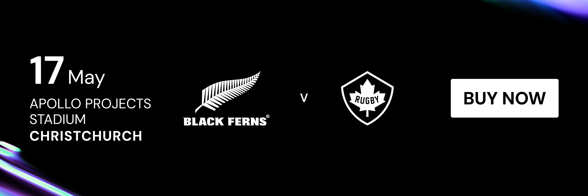 Black Ferns Tickets - Christchurch
