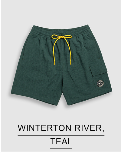 Shop Winterton River Swim Short, Teal online and instore at Rodd & Gunn