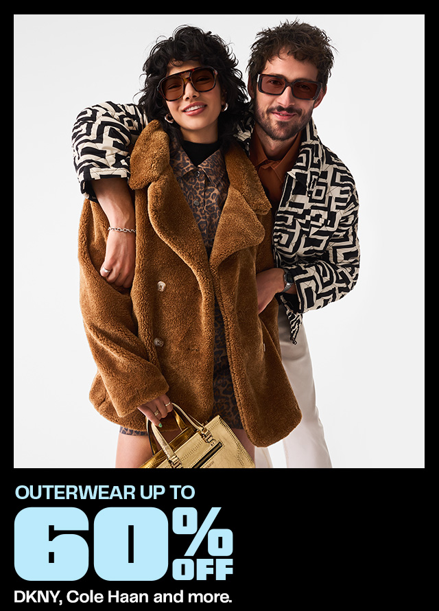 Outerwear up to 60% off