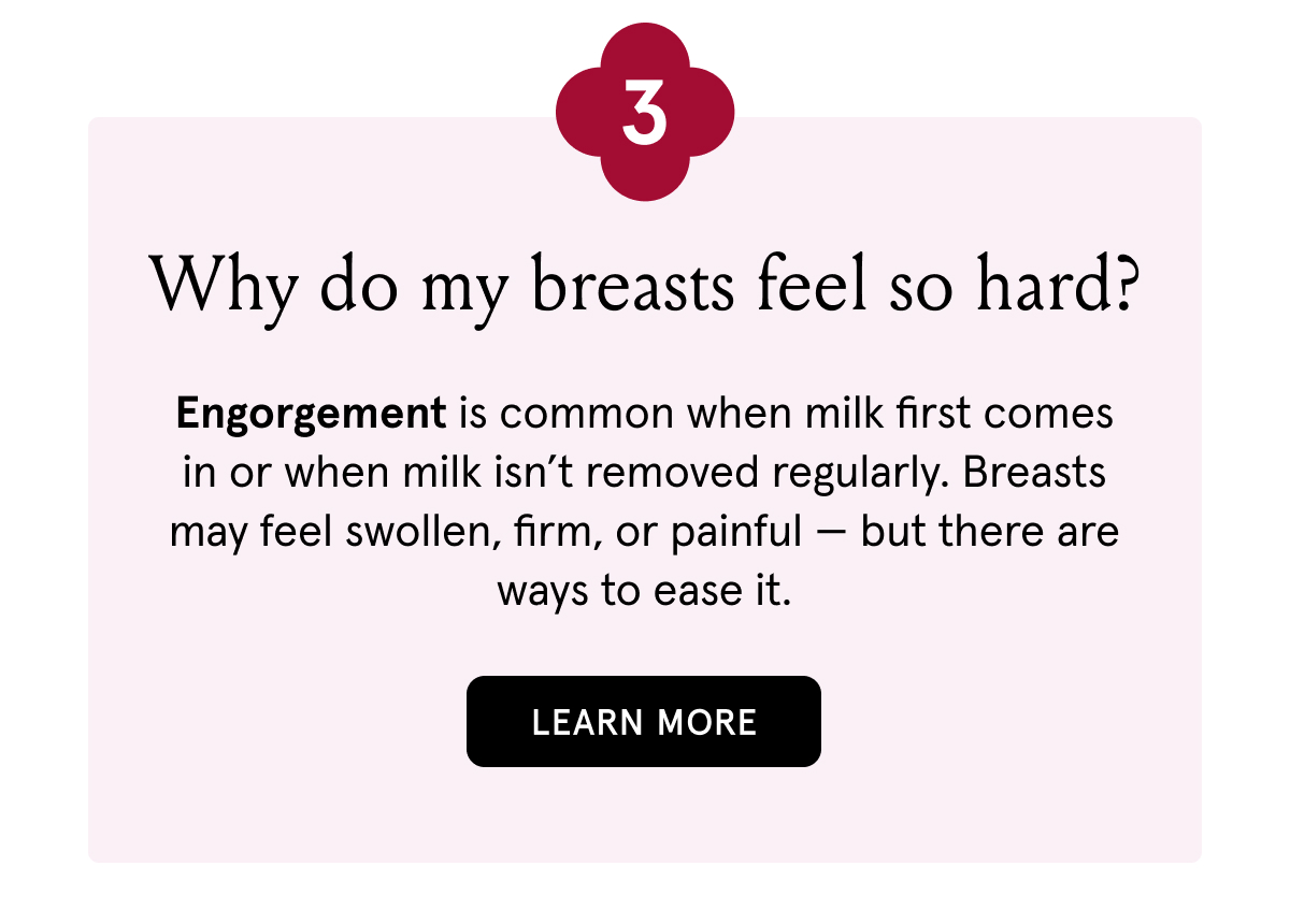 Why do my breasts feel so hard?