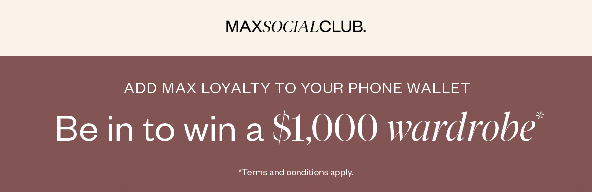 Max Loyalty Wallet
