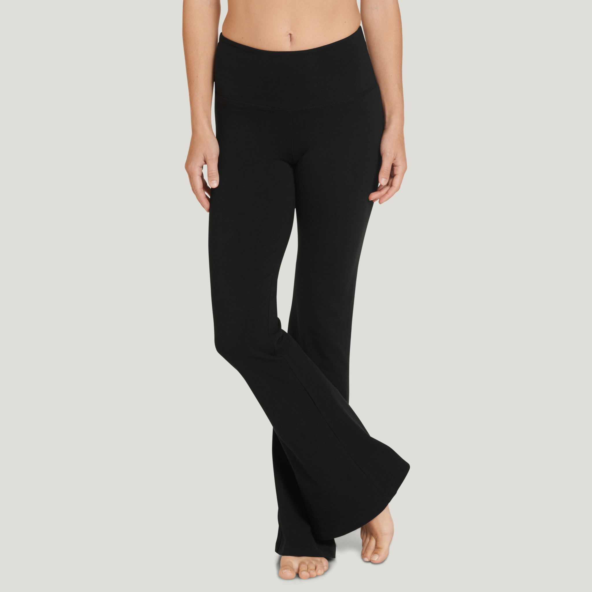 Cotton Stretch Slim Yoga Flare Pant
