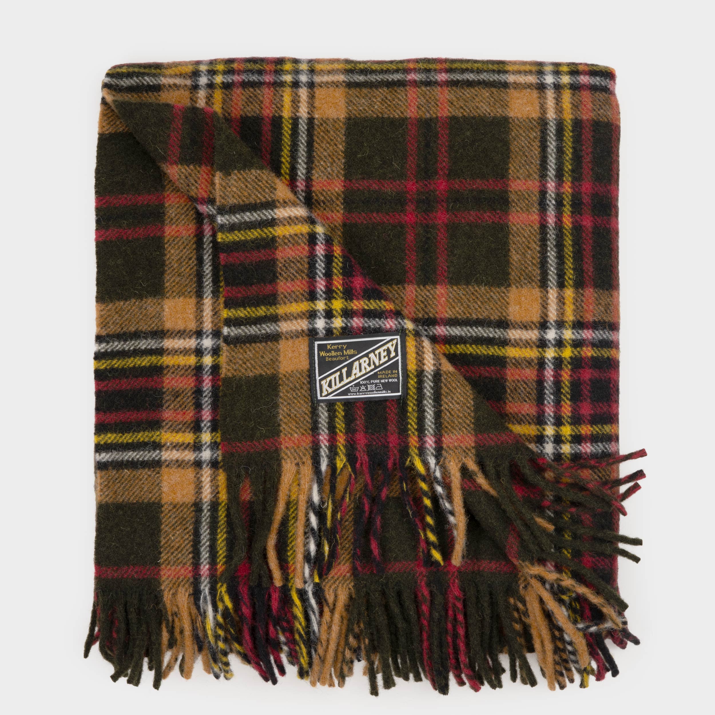 Image of Killarney Scout Tartan Wool Throw