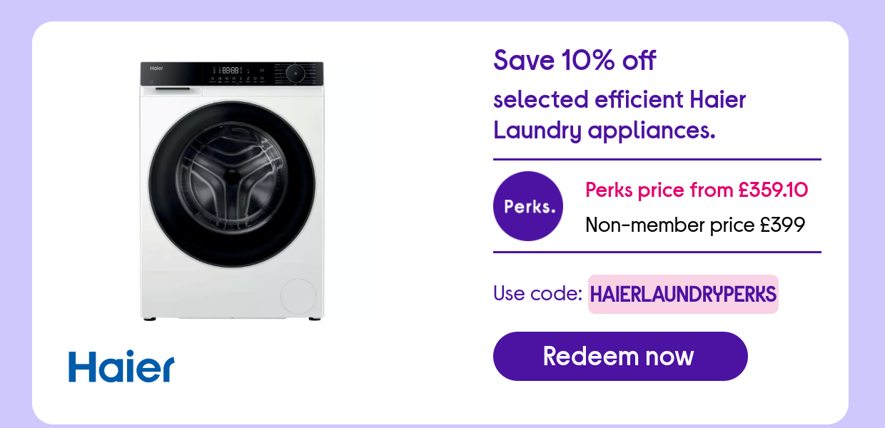Haier Laundry appliances