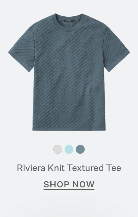 Riviera Knit Textured Tee