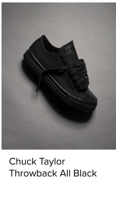 Chuck Taylor Throwback All Black