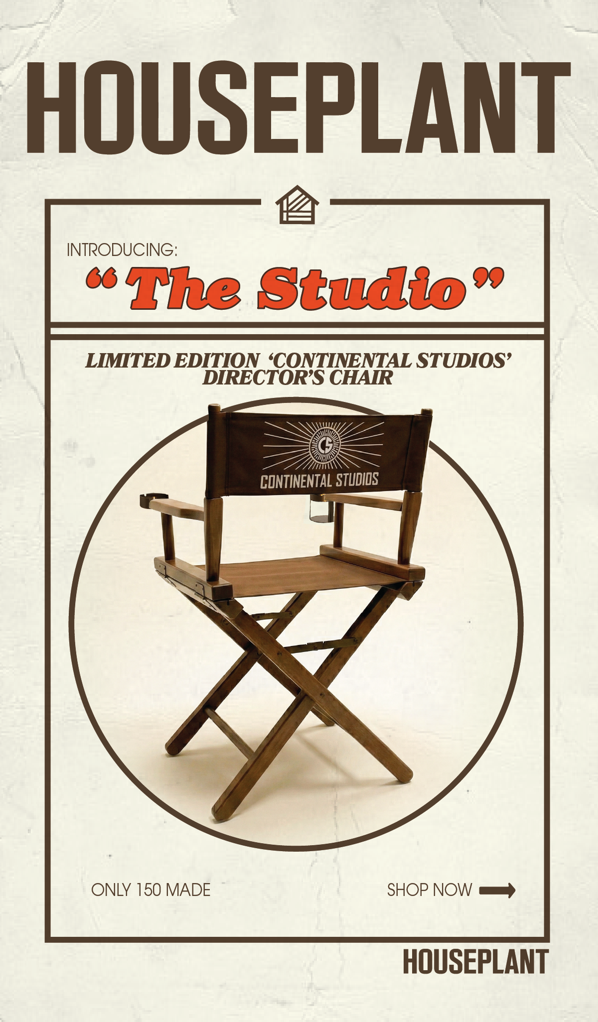 Limited Edition Continental Studios Director's Chair