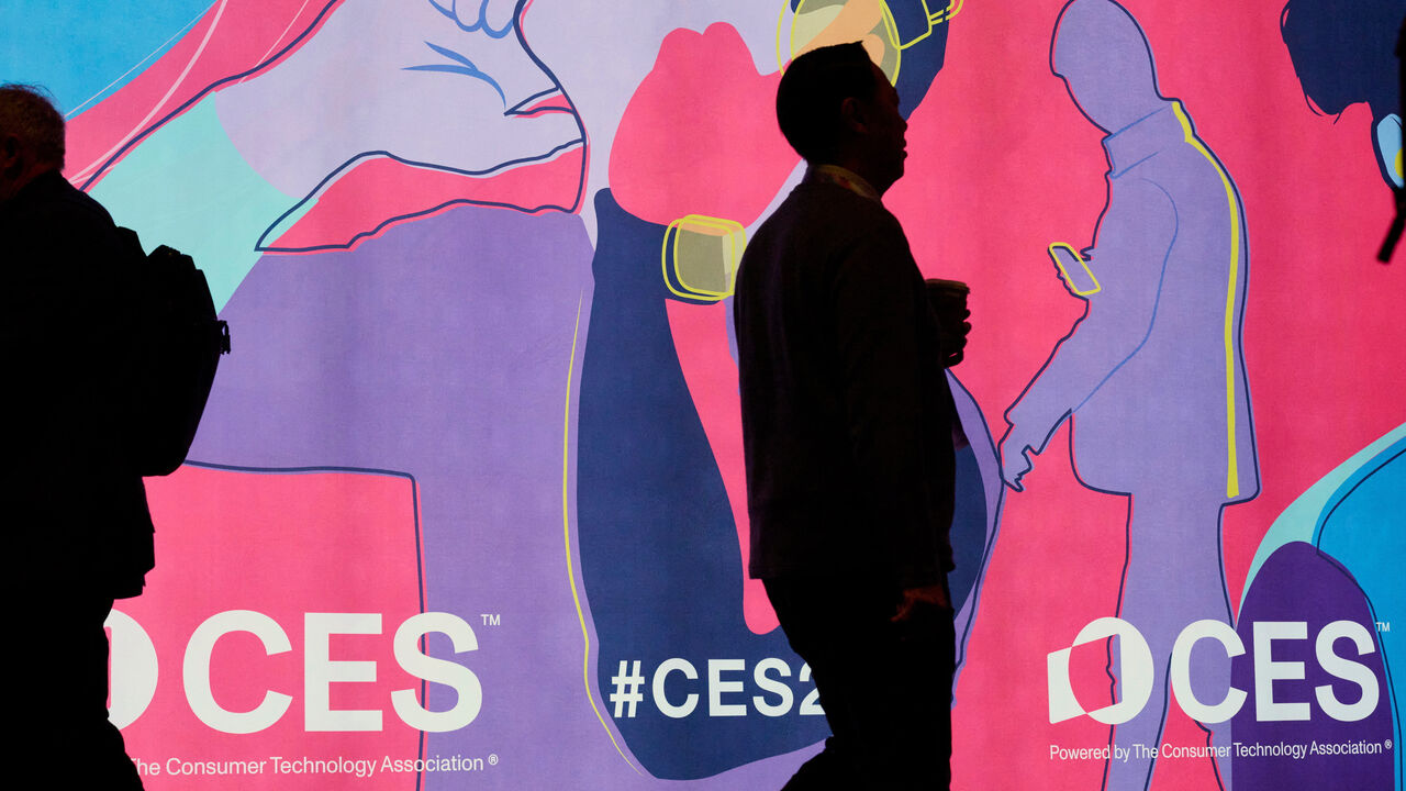 Signage during the 2026 CES event in Las Vegas