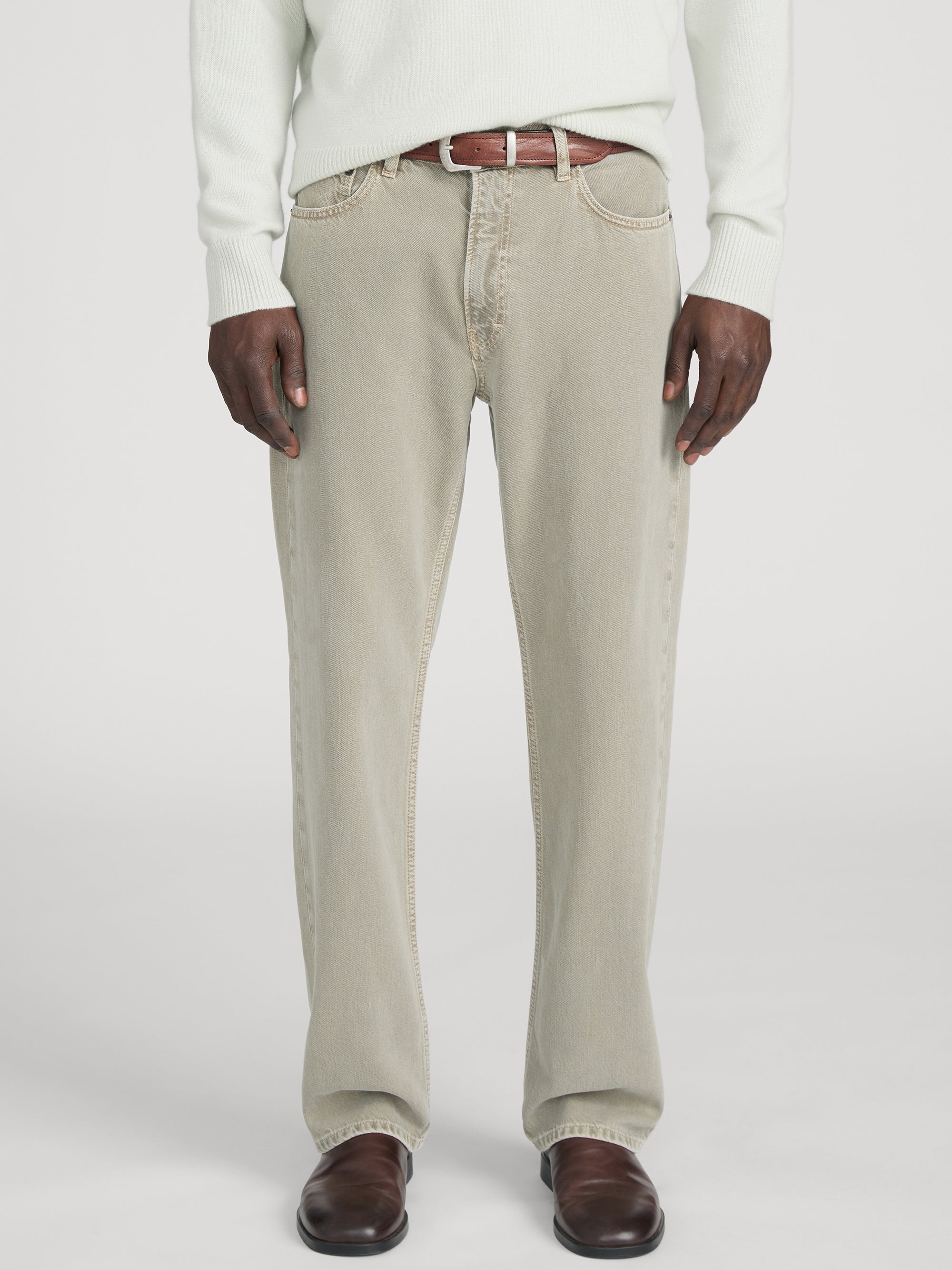 RELAXED JEAN IN STORMCLOUD