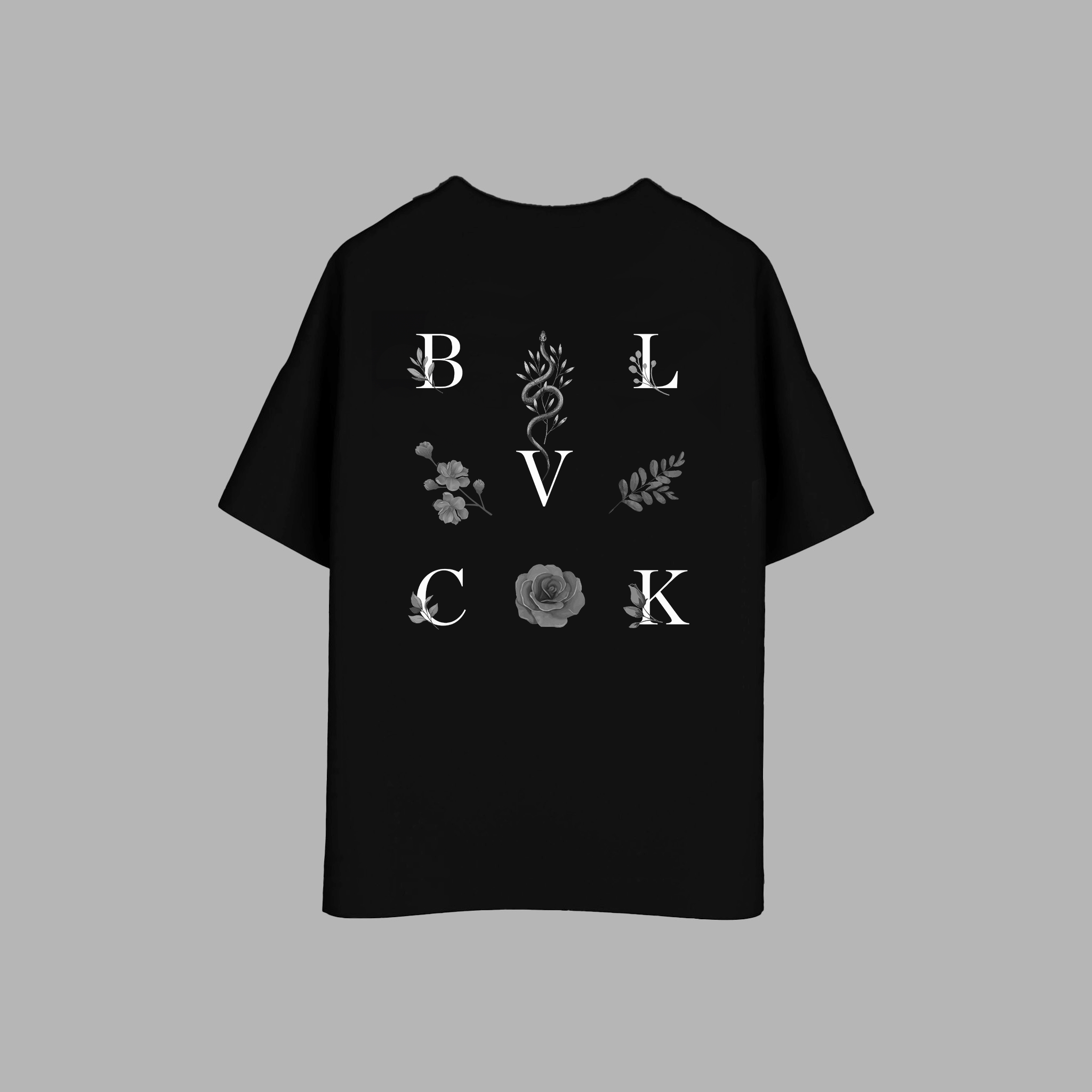 Image of Blvck Floral Logo Tee