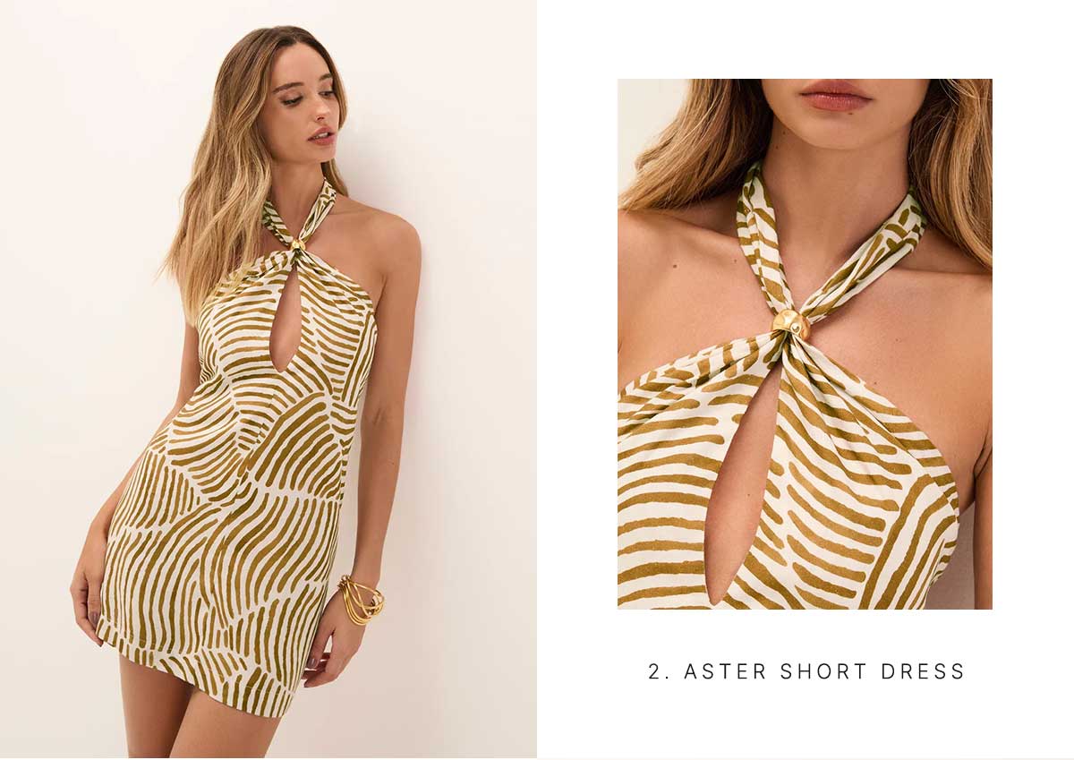 aster short dress