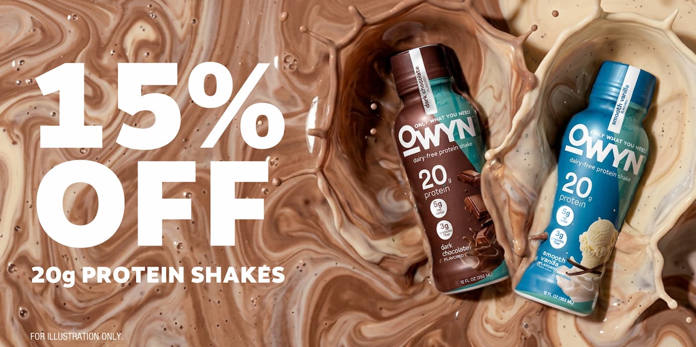 OWYN - 15% Off 20g Protein Shakes