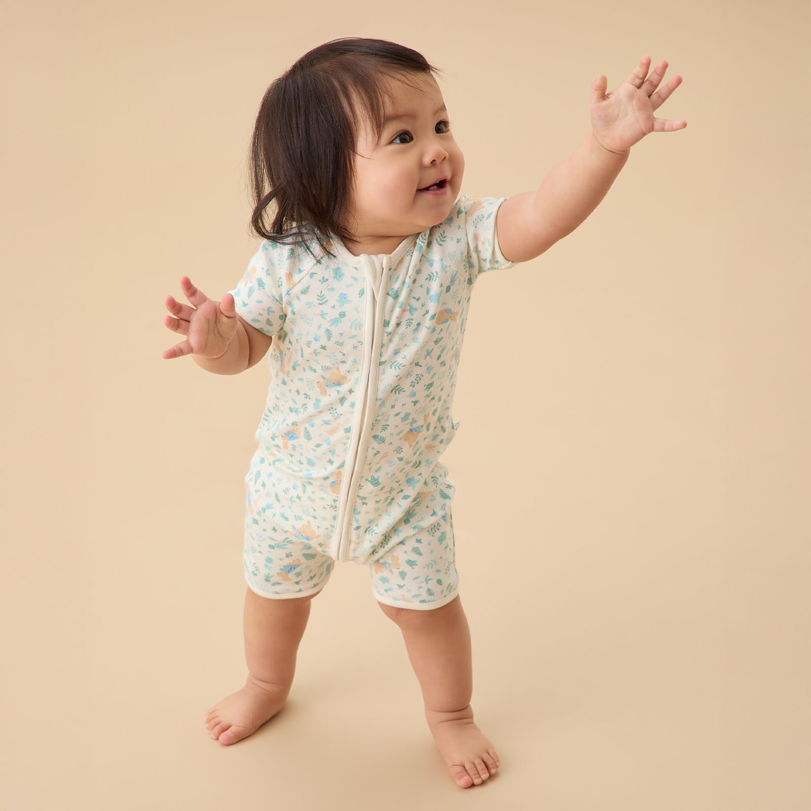 Image of Peter Rabbit Zip Summer Sleepsuit