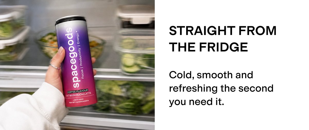 Straight from the fridge. 