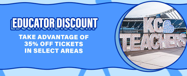 Educator Discount - 35% off tickets in select areas - Get Tickets