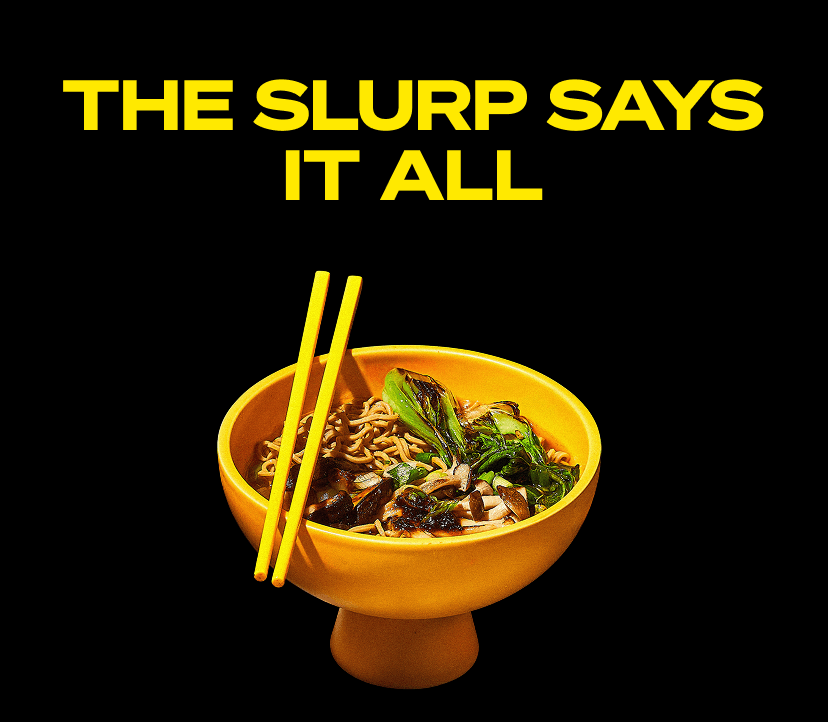 The slurp says it all