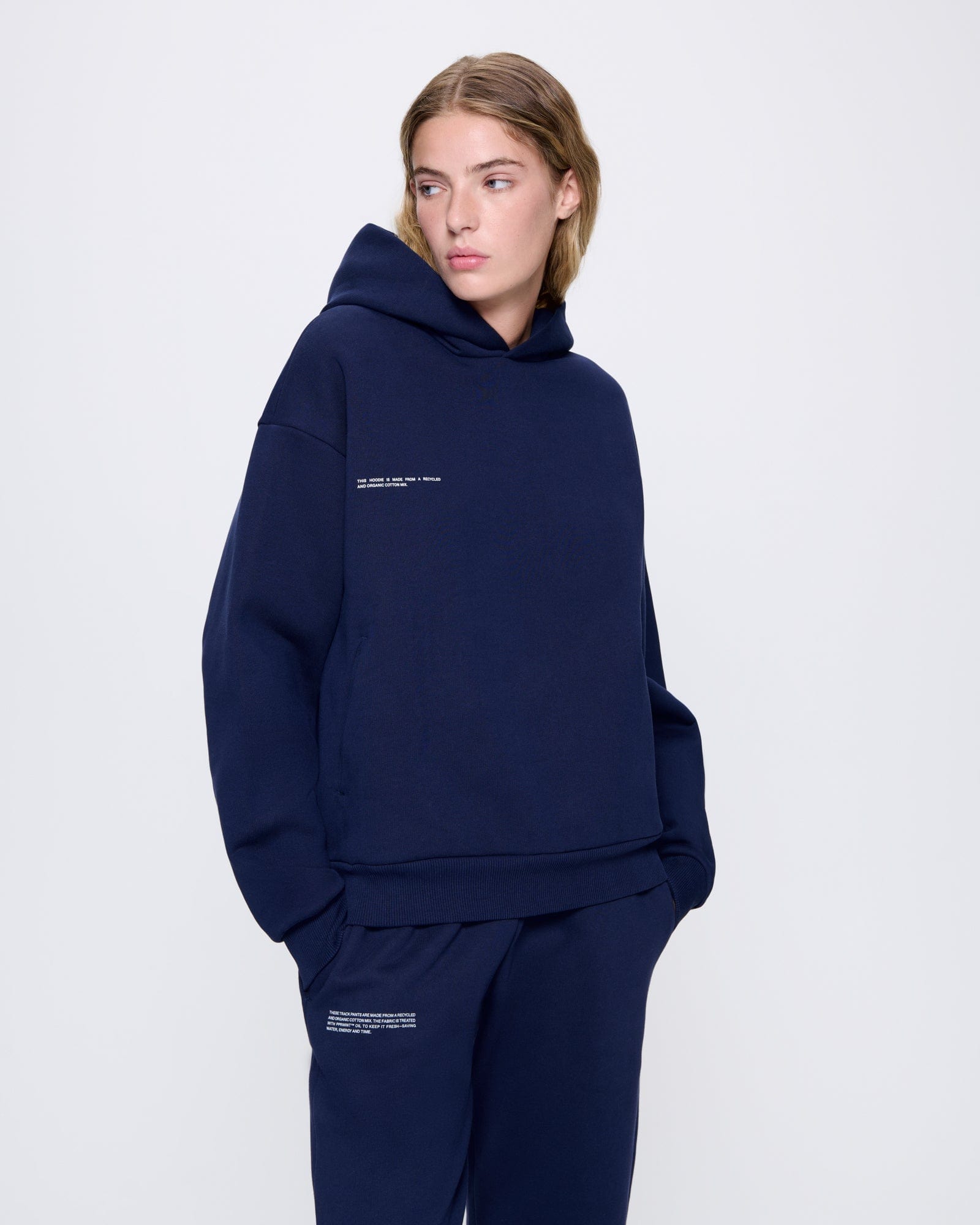 Image of Womens 365 Heavyweight Hoodie—navy