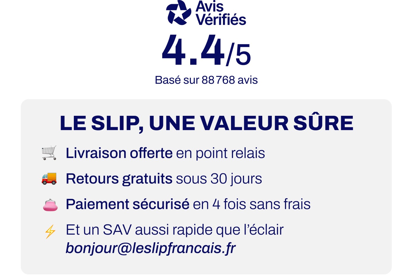 Le Slip, Une Valeur Sûre 
