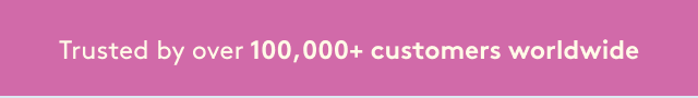 Trusted by over 80,000+ customers worldwide