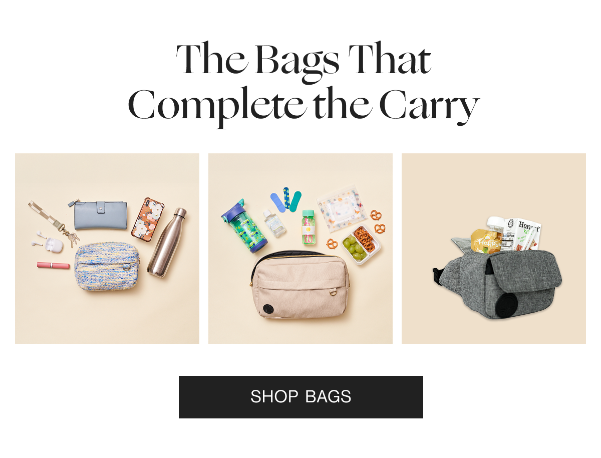 The Bags That Complete the Carry - Shop Bags