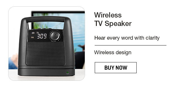 Wireless TV Speaker by Sharper Image