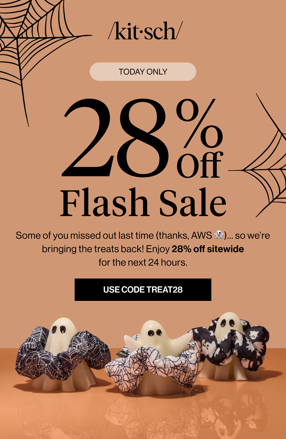 28% off Flash Sale. You didn't think treat were over, did you?