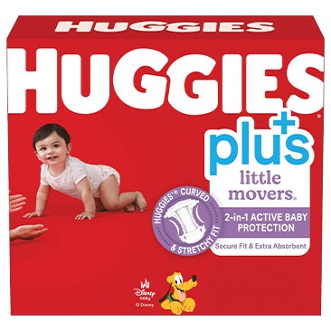 Huggies Plus Diapers, Sizes N-7