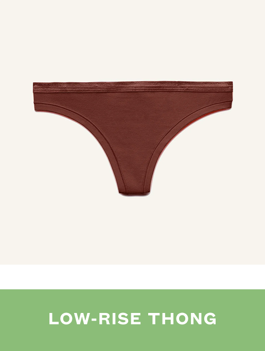 low rise thong