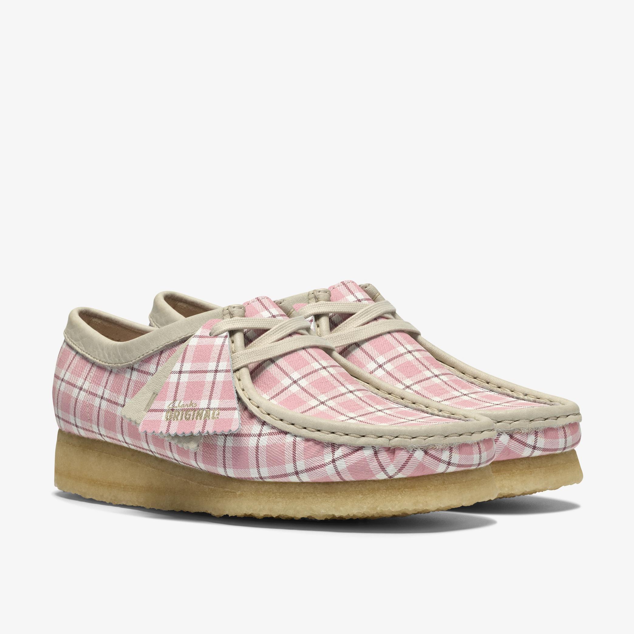 Shop Wallabee Pink Check