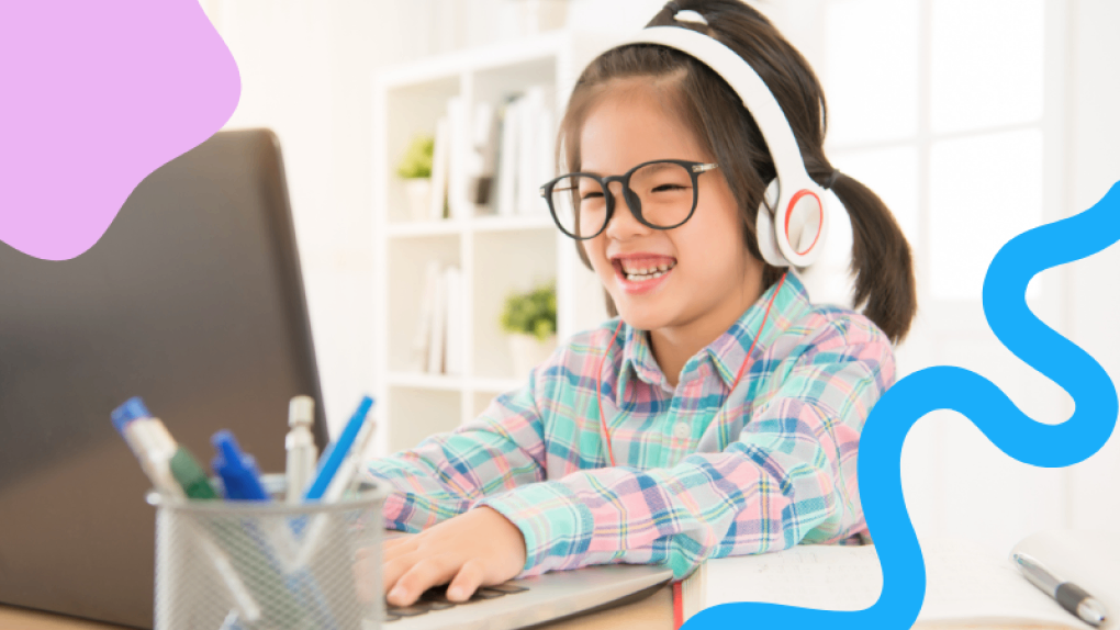 Child on a computer
