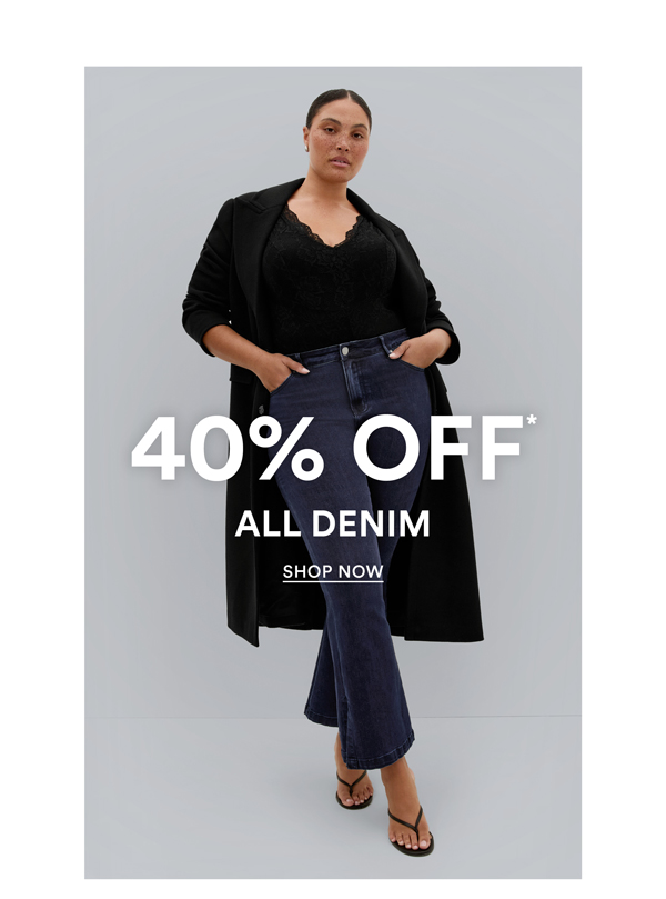 Shop 40% Off* All Denim