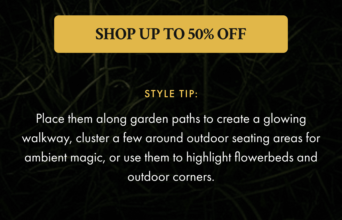 SHOP UP TO 50% OFF