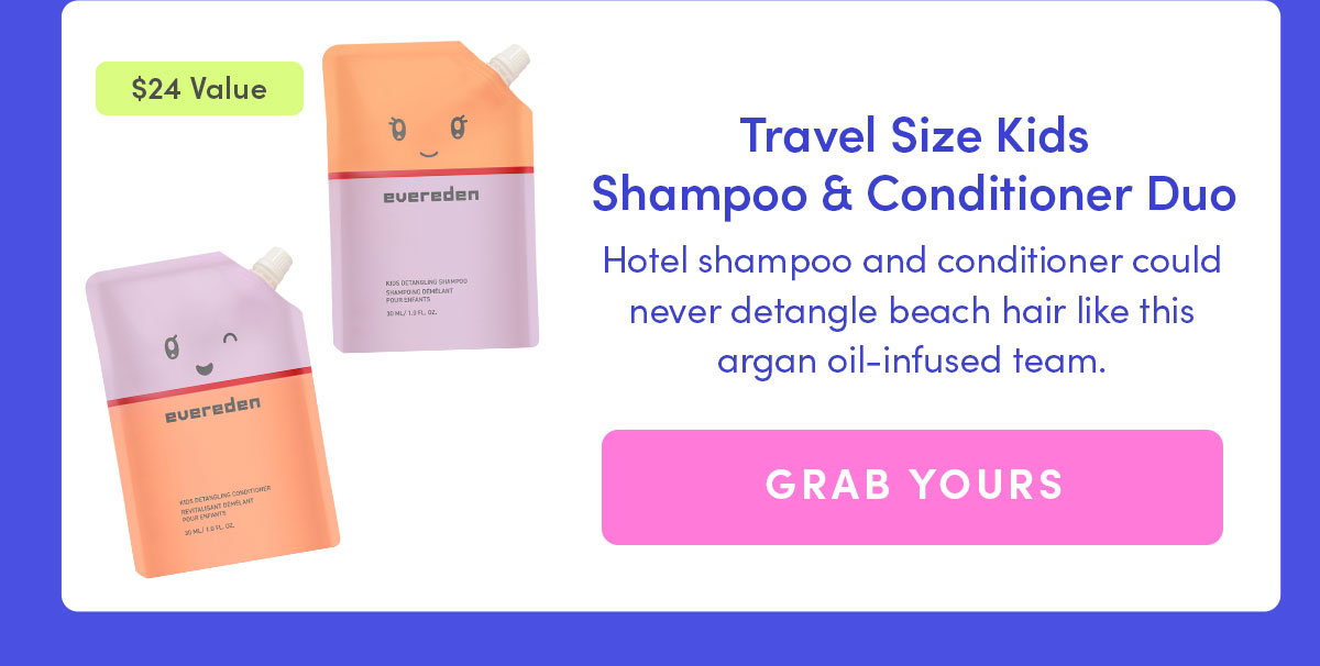 Travel Size Kids Shampoo & Conditioner Duo