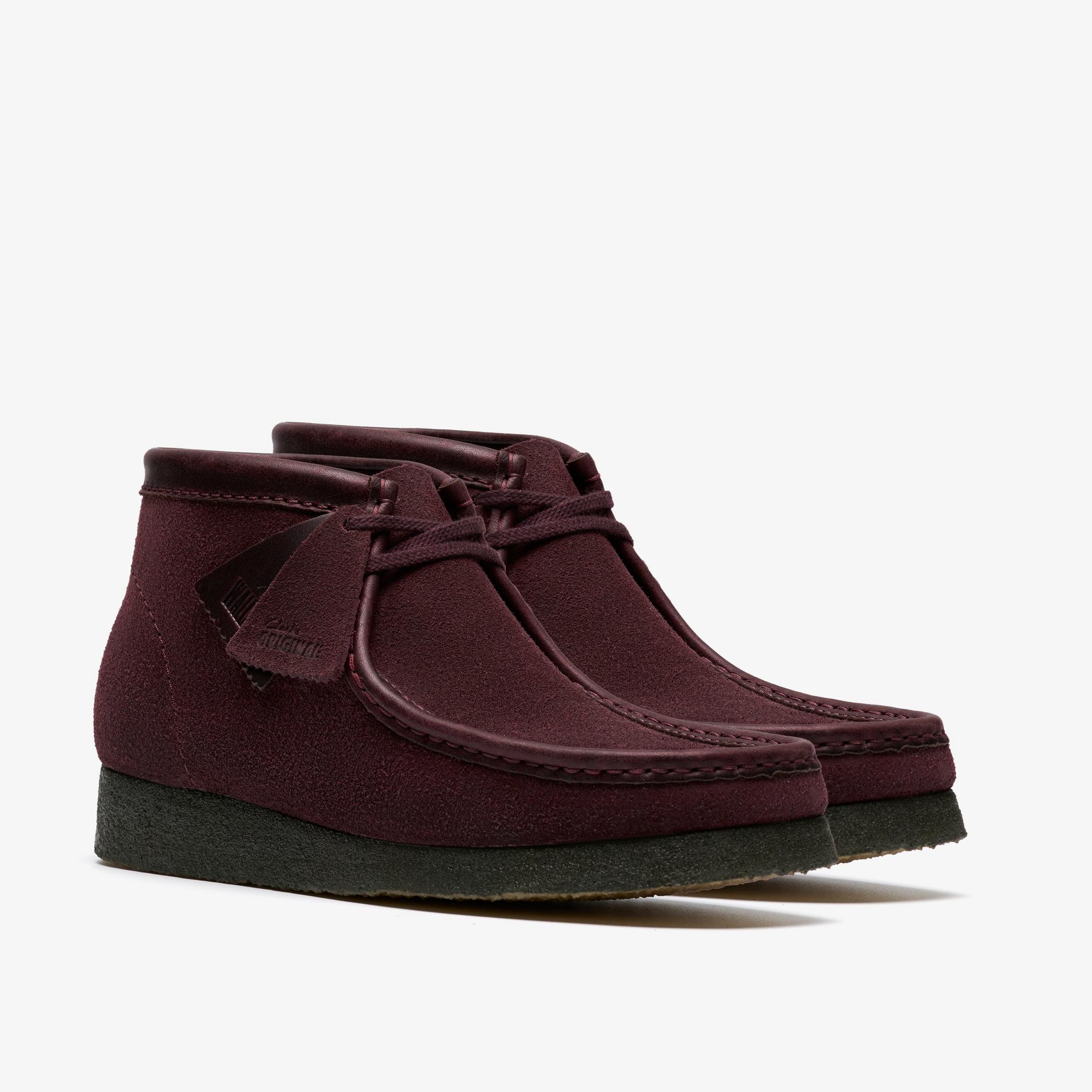 Shop Wallabee Boot Purple Grape Suede