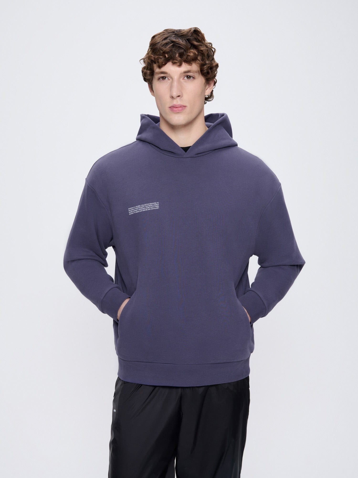 Image of Mens 365 Midweight Hoodie—Slate Blue