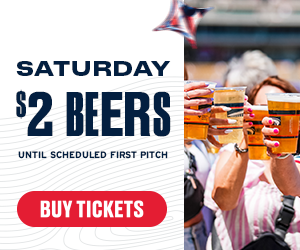Enjoy $2 beers pregame on Saturday July 25. Buy Tickets.
