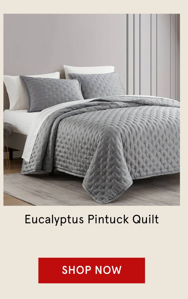 Eucalyptus Pintuck Quilt