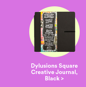 Dylusions Square Creative Journal, Black >