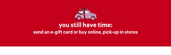 Get Your Gifts in Time.