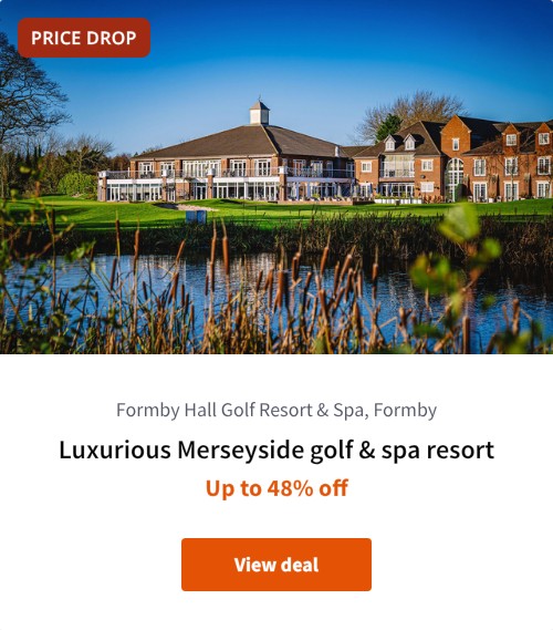 Luxurious Merseyside golf &amp; spa resort