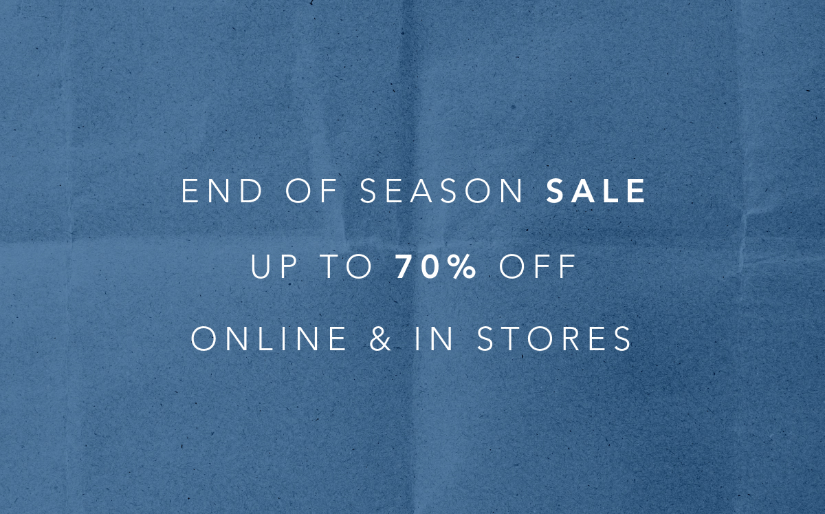 End of season sale